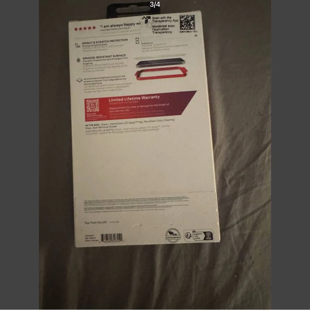 InvisibleShield Screen Protector for iPhone 16 - Green